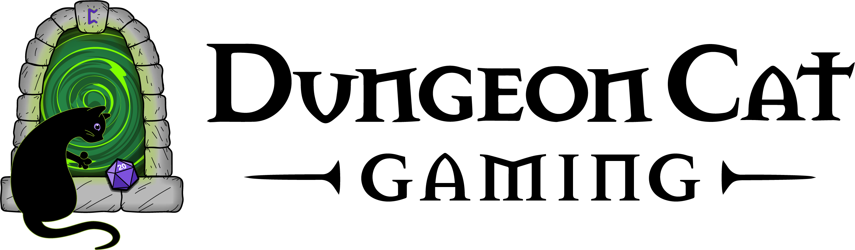 Dungeon Cat Gaming Logo